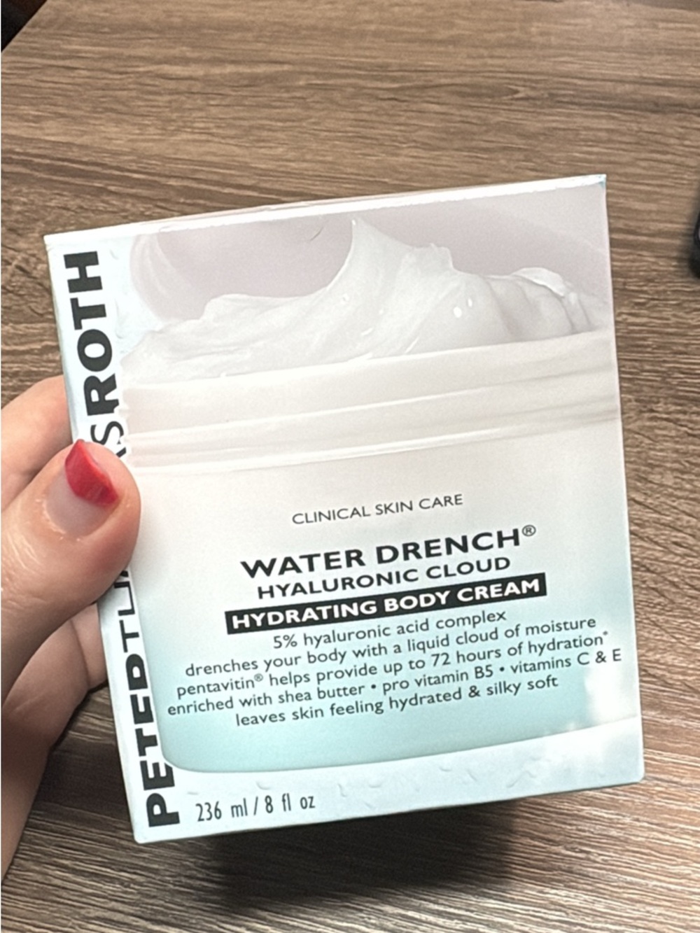 Water drench body cream 8oz